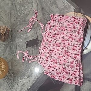 Forever 21 FLORAL TANK TOP LARGE